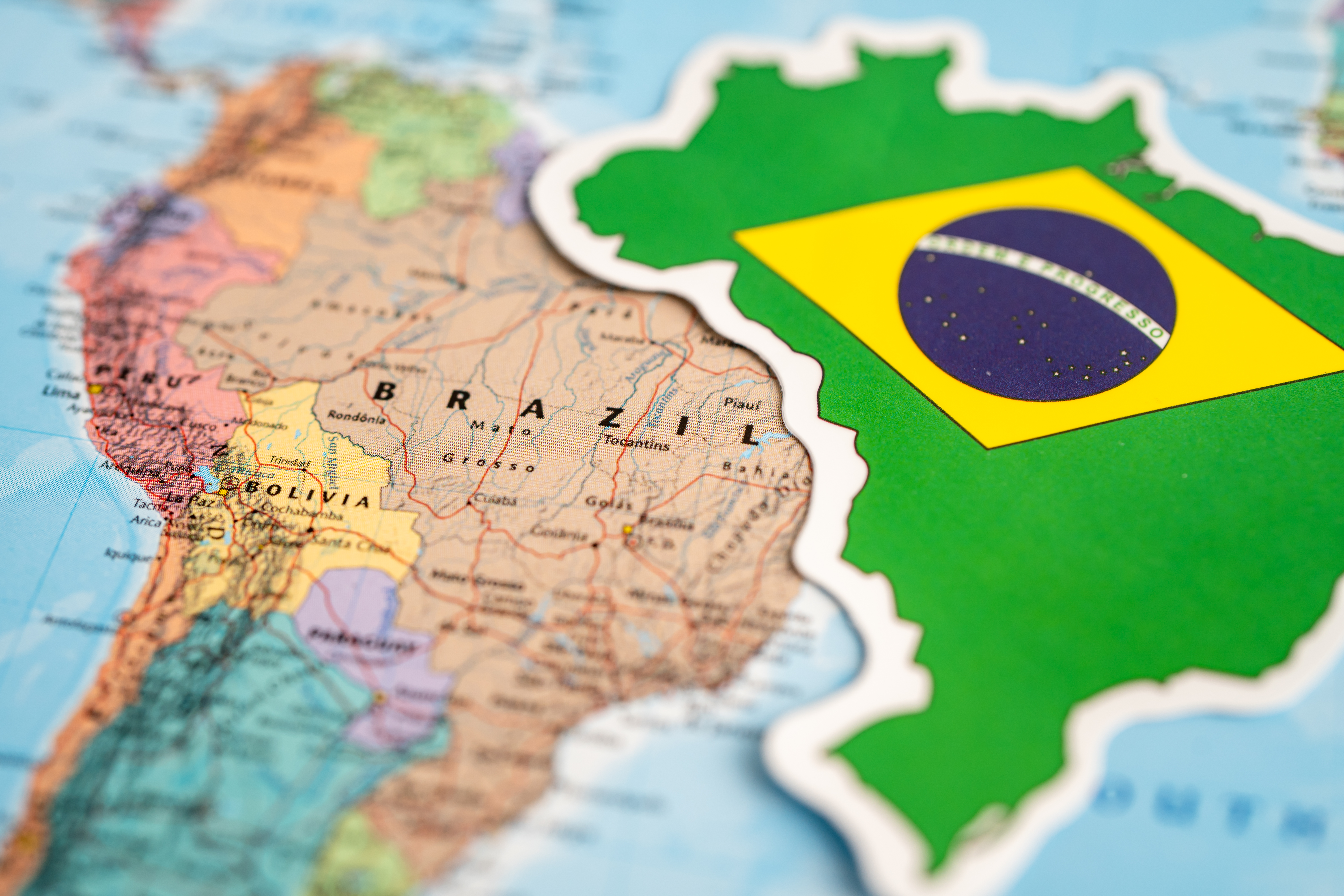 Brazilian Map banner